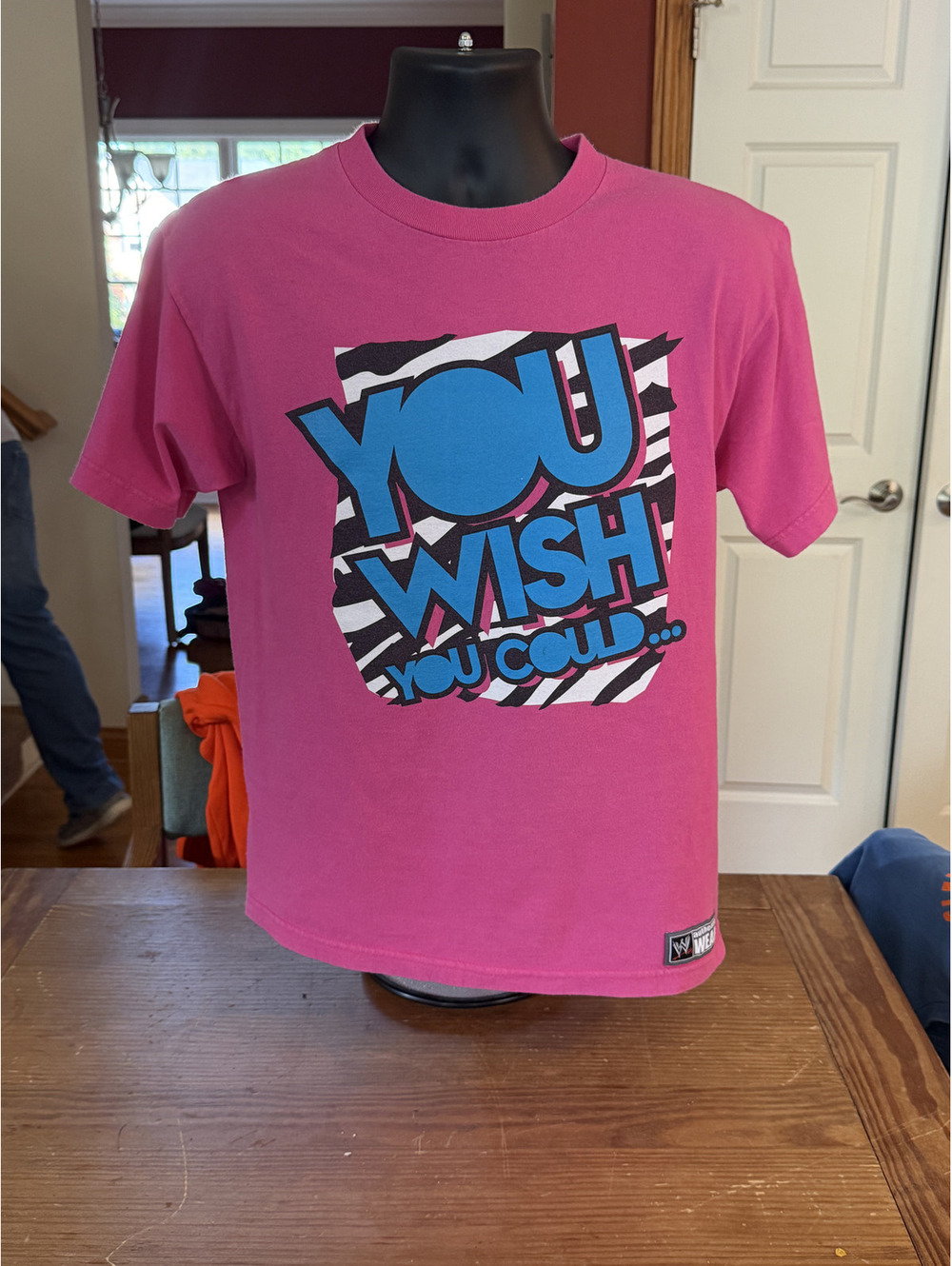 DOLPH ZIGGLER Nic Nemeth You Wish You Could T-Shirt Shirt WWE Pink Mens Medium